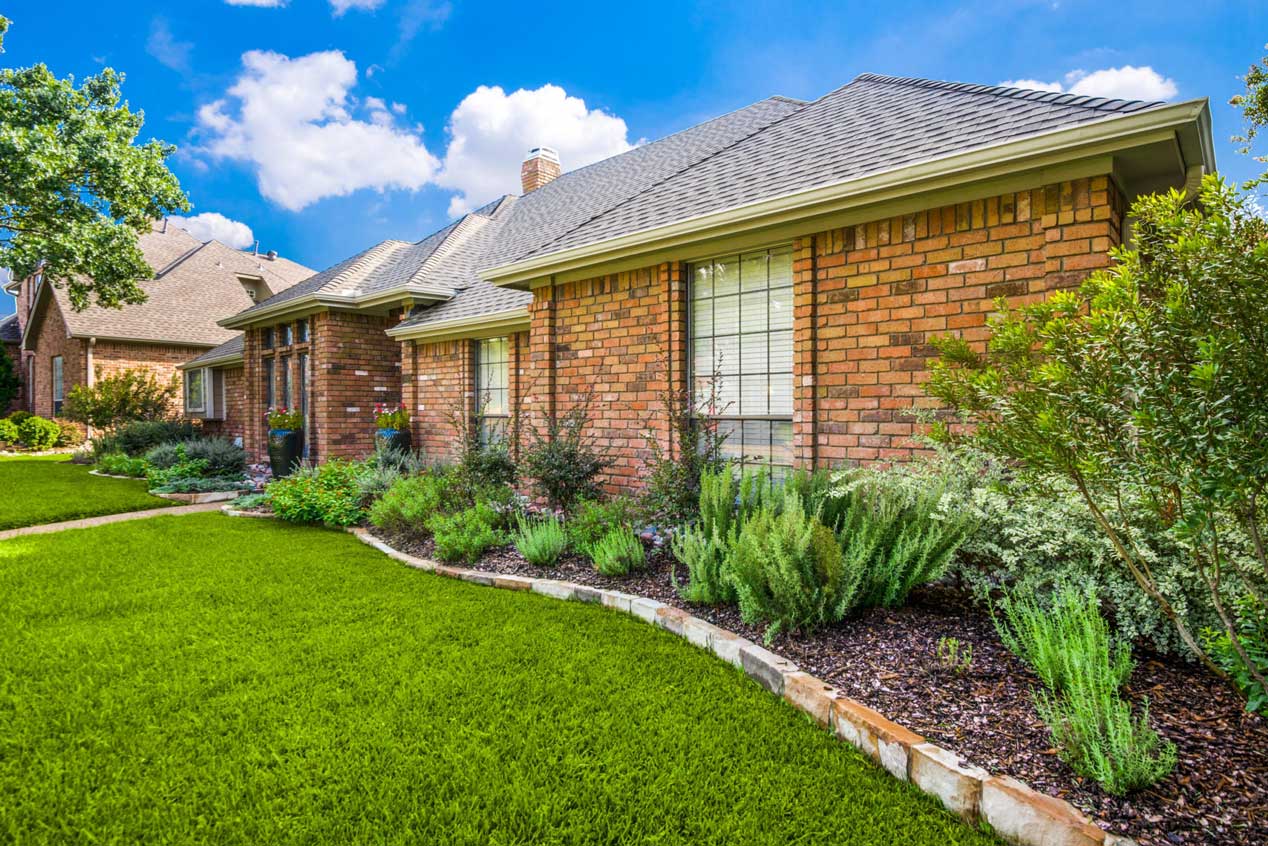 Softscaping project 7 in North Richland Hills